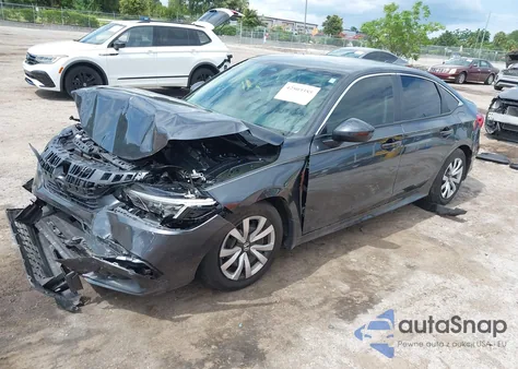 2022 Honda Civic Lx из США, поврежденный, VIN 2HGFE2F28NH511136